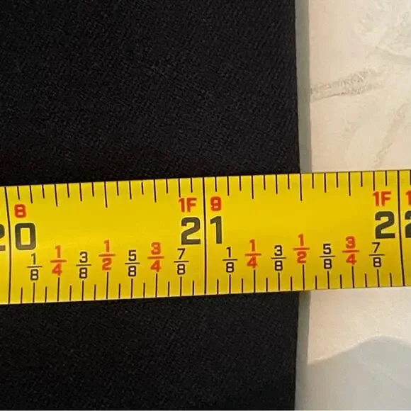 Nancy Bolen Black Embroidered Beaded Midi Skirt Size 14 - Picture 10 of 11